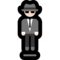 Man in Business Suit Levitating - Light emoji on Microsoft